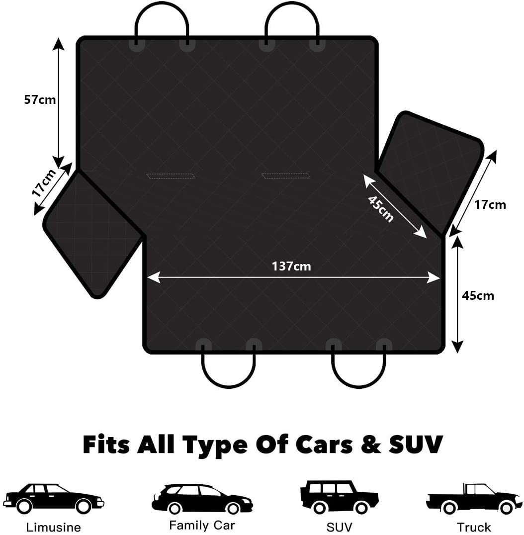 Pet Rear Car Seat Cover that is waterproof